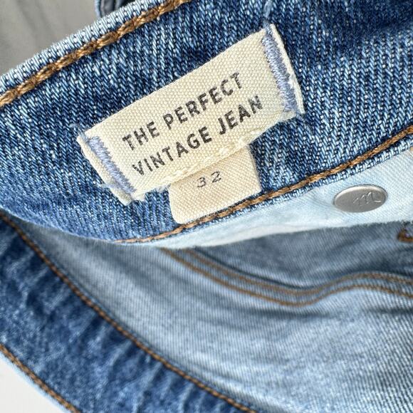 Madewell Women's Blue High Rise The Perfect Vintage Jeans Size 32 - Picture 6 of 9
